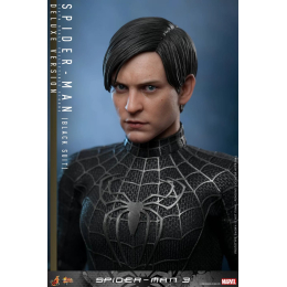 Коллекционная фигурка Hot Toys Spider man 3 (Черный костюм) MMS728 Deluxe масштаб 1/6