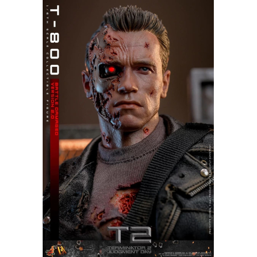 Коллекционная фигурка Hot Toys 1/6 Terminator T-800 Battle Damaged 2.0