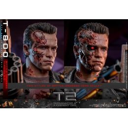 Коллекционная фигурка Hot Toys 1/6 Terminator T-800 Battle Damaged 2.0