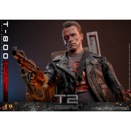 Коллекционная фигурка Hot Toys 1/6 Terminator T-800 Battle Damaged 2.0
