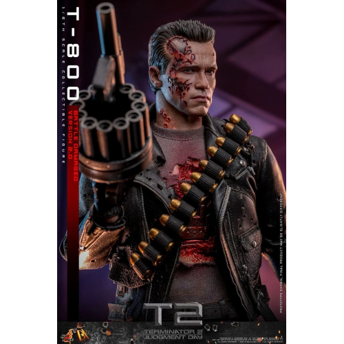 Коллекционная фигурка Hot Toys 1/6 Terminator T-800 Battle Damaged 2.0