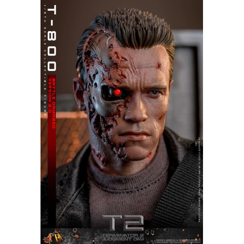 Коллекционная фигурка Hot Toys 1/6 Terminator T-800 Battle Damaged 2.0