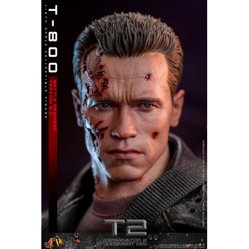 Коллекционная фигурка Hot Toys 1/6 Terminator T-800 Battle Damaged 2.0