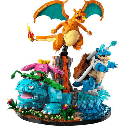Конструктор LEGO Pokémon 72153 Венузавр, Чаризард и Бластойз