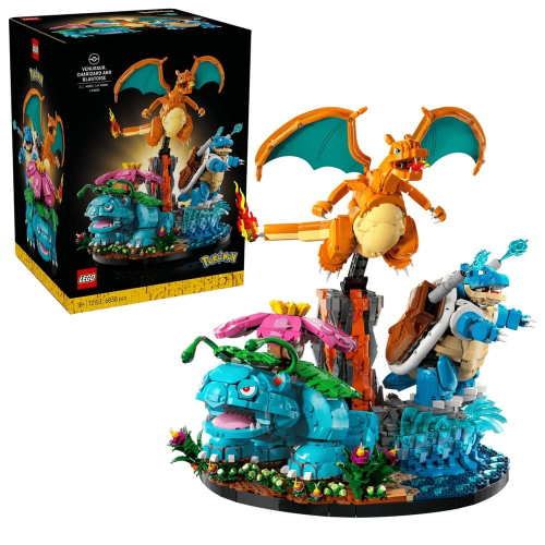 Конструктор LEGO Pokémon 72153 Венузавр, Чаризард и Бластойз