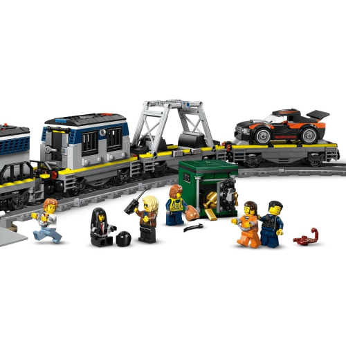Конструктор LEGO City 60508: Ограбление полицейского поезда