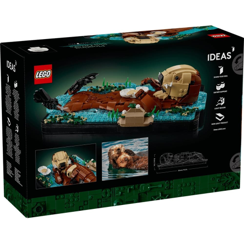 Конструктор LEGO Ideas 21366 Плавающие морские выдры
