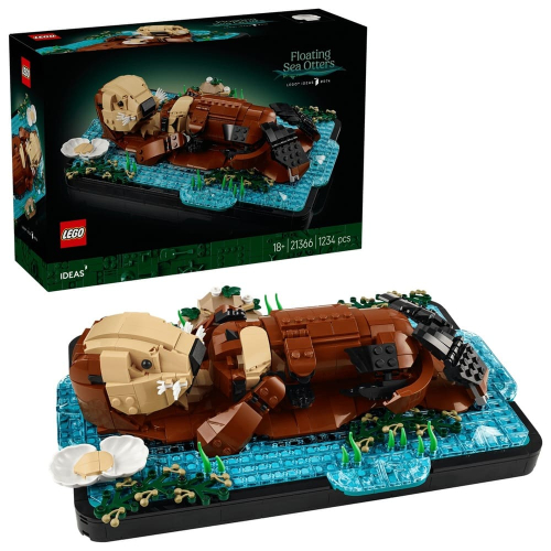 Конструктор LEGO Ideas 21366 Плавающие морские выдры
