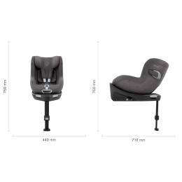 Автокресло Cybex Sirona Ti с базой ISOFIX цвет Nautical Blue (Plus)