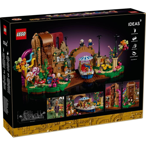 Конструктор LEGO Ideas 21360 Вилли Вонка и шоколадная фабрика