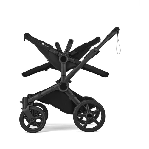 Коляска для двойни Bugaboo Donkey 6 Twin цвет Moon grey шасси Black