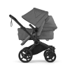 Коляска для двойни Bugaboo Donkey 6 Twin цвет Moon grey шасси Black