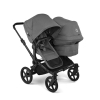 Коляска для двойни Bugaboo Donkey 6 Twin цвет Moon grey шасси Black