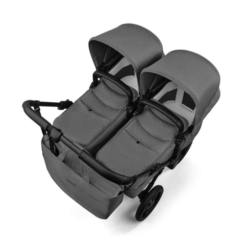 Коляска для двойни Bugaboo Donkey 6 Twin цвет Moon grey шасси Black