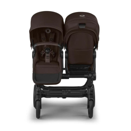 Коляска для двойни Bugaboo Donkey 6 Twin цвет Cocoa Brown шасси Black