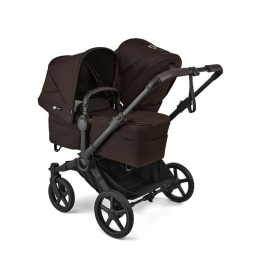 Коляска для двойни Bugaboo Donkey 6 Twin цвет Cocoa Brown шасси Black