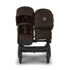 Коляска для двойни Bugaboo Donkey 6 Twin цвет Cocoa Brown шасси Black