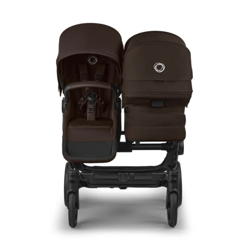 Коляска для двойни Bugaboo Donkey 6 Twin цвет Cocoa Brown шасси Black