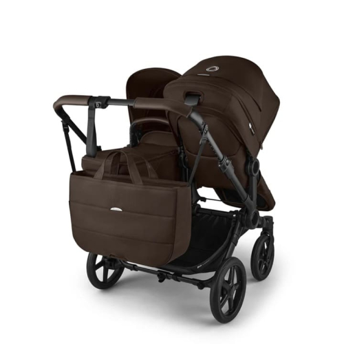 Коляска для двойни Bugaboo Donkey 6 Twin цвет Cocoa Brown шасси Black