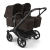 Коляска для двойни Bugaboo Donkey 6 Twin цвет Cocoa Brown шасси Black