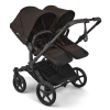 Коляска для двойни Bugaboo Donkey 6 Twin цвет Cocoa Brown шасси Black
