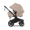Коляска для двойни Bugaboo Donkey 6 Twin цвет Desert Taupe шасси Black