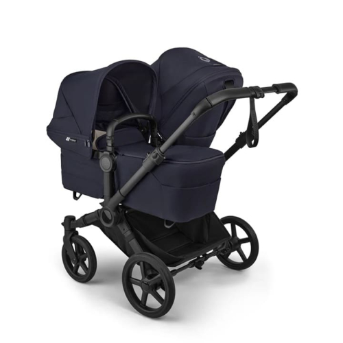 Коляска для двойни Bugaboo Donkey 6 Twin цвет Deep Indigo шасси Black