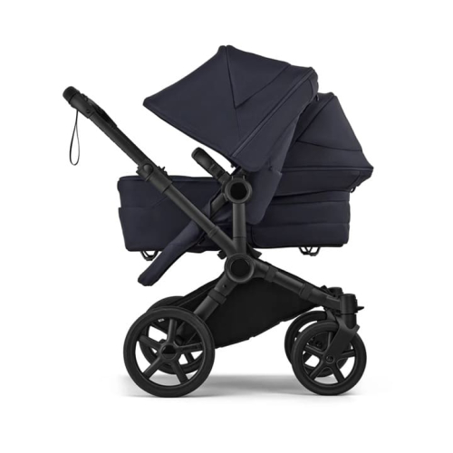 Коляска для двойни Bugaboo Donkey 6 Twin цвет Deep Indigo шасси Black