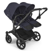 Коляска для двойни Bugaboo Donkey 6 Twin цвет Deep Indigo шасси Black
