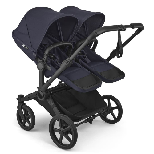 Коляска для двойни Bugaboo Donkey 6 Twin цвет Deep Indigo шасси Black
