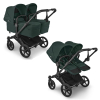Коляска для двойни Bugaboo Donkey 6 Twin цвет Fern Green шасси Black