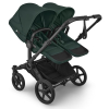Коляска для двойни Bugaboo Donkey 6 Twin цвет Fern Green шасси Black