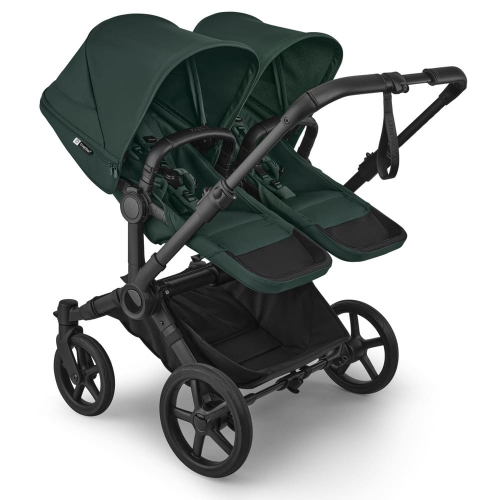Коляска для двойни Bugaboo Donkey 6 Twin цвет Fern Green шасси Black