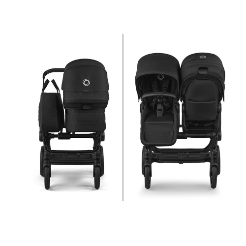 Коляска для двойни Bugaboo Donkey 6 Twin цвет Fern Green шасси Black
