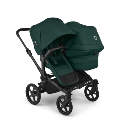 Коляска для двойни Bugaboo Donkey 6 Twin цвет Fern Green шасси Black