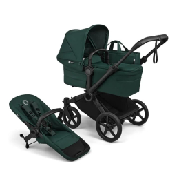 Коляска для двойни Bugaboo Donkey 6 Twin цвет Fern Green шасси Black