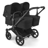 Коляска для двойни Bugaboo Donkey 6 Twin цвет Heritage Black шасси Black