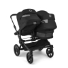 Коляска для двойни Bugaboo Donkey 6 Twin цвет Heritage Black шасси Black