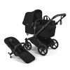 Коляска для двойни Bugaboo Donkey 6 Twin цвет Heritage Black шасси Black