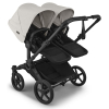 Коляска для двойни Bugaboo Donkey 6 Twin цвет Misty White шасси Black