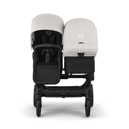 Коляска для двойни Bugaboo Donkey 6 Twin цвет Misty White шасси Black