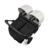 Коляска для двойни Bugaboo Donkey 6 Twin цвет Misty White шасси Black