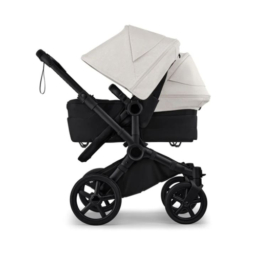 Коляска для двойни Bugaboo Donkey 6 Twin цвет Misty White шасси Black