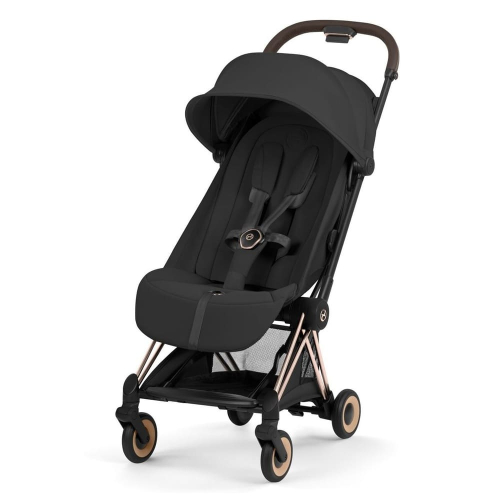 Коляска Cybex Coya Style 2026 цвет Sepia Black рама Rosegold