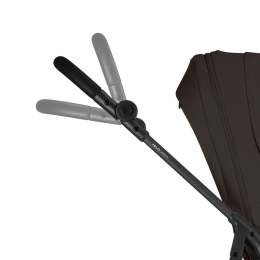 Коляска Cybex Melio Carbon 2026 цвет Chocolate Brown