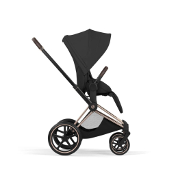 Коляска 2 в 1 Priam 5 Style Collection цвет Sepia Black шасси Rosegold