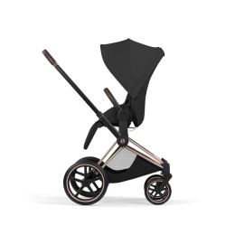 Коляска 2 в 1 Priam 5 Style Collection цвет Sepia Black шасси Rosegold