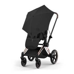 Коляска 2 в 1 Priam 5 Style Collection цвет Sepia Black шасси Rosegold