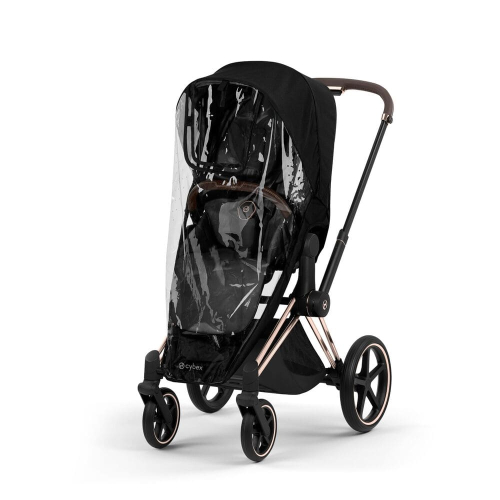 Коляска 2 в 1 Priam 5 Style Collection цвет Sepia Black шасси Rosegold