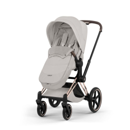 Коляска 2 в 1 Priam 5 Style Collection цвет City Grey шасси Rosegold